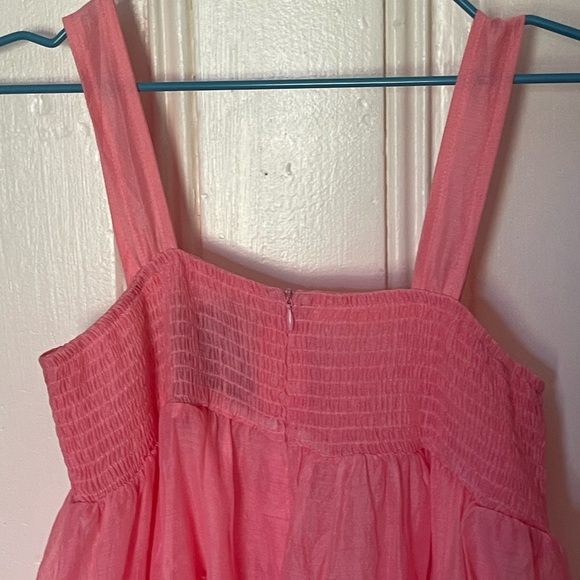 Sister Jane Pink frilly tiered dress. Size M - Picture 3 of 9